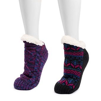 Women's MUK LUKS 2-Pack Short Cabin Socks