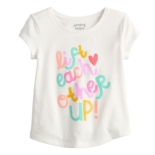 Toddler Girl Jumping Beans® Shirttail Graphic Tee