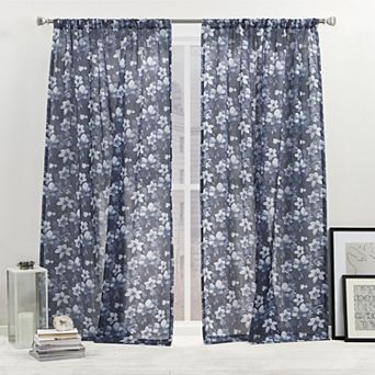 Nicole Miller New York Dara Light Filtering 2-panel Window Curtain Set