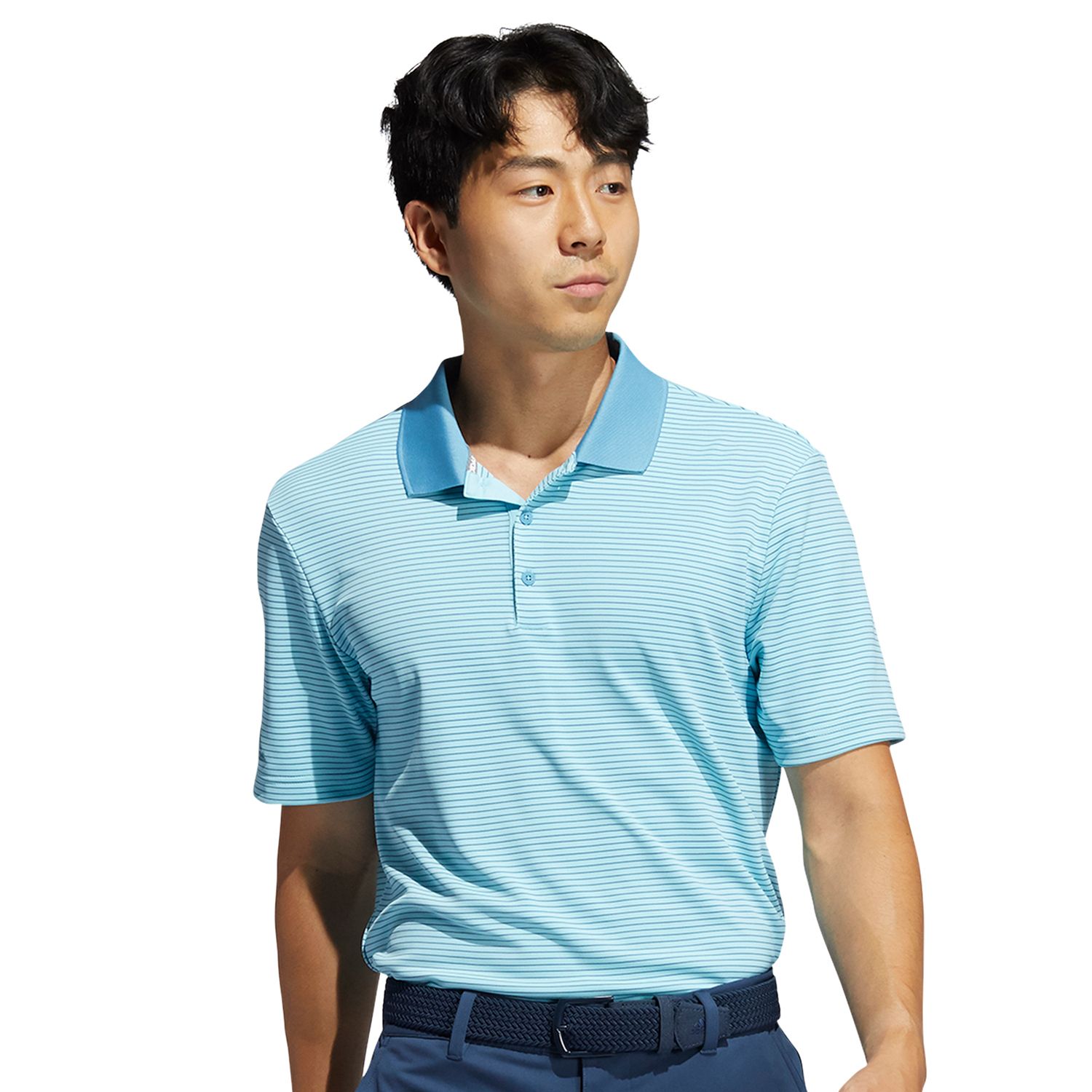 hazy blue polo shirts