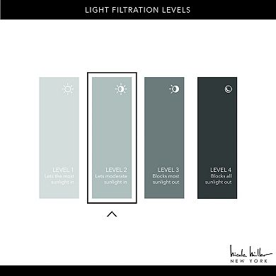 Nicole Miller New York Hattie Light Filtering Window Curtain