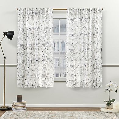 Nicole Miller New York Hattie Light Filtering Window Curtain