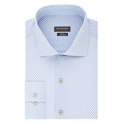 Men's Van Heusen Slim-Fit Traveler Hidden Button-Down Collar Dress Shirt