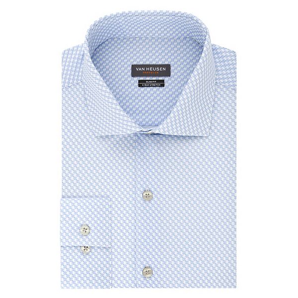 Men's Van Heusen Slim-Fit Traveler Hidden Button-Down Collar Dress Shirt