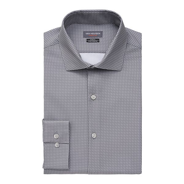 Men's Van Heusen Slim-Fit Traveler Hidden Button-Down Collar Dress Shirt
