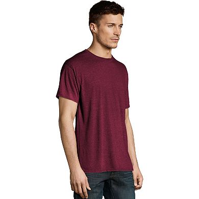 Men's Hanes Ultimate X-Temp FreshIQ Textured Slubbed Super Soft Crewneck Sleep Tee