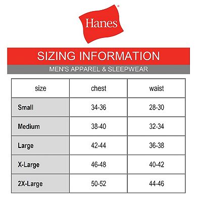 Men's Hanes Ultimate X-Temp FreshIQ Textured Slubbed Super Soft Crewneck Sleep Tee