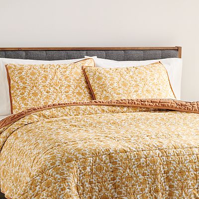 Sonoma Goods For Life New Traditions Odessa Floral Quilt or Shams