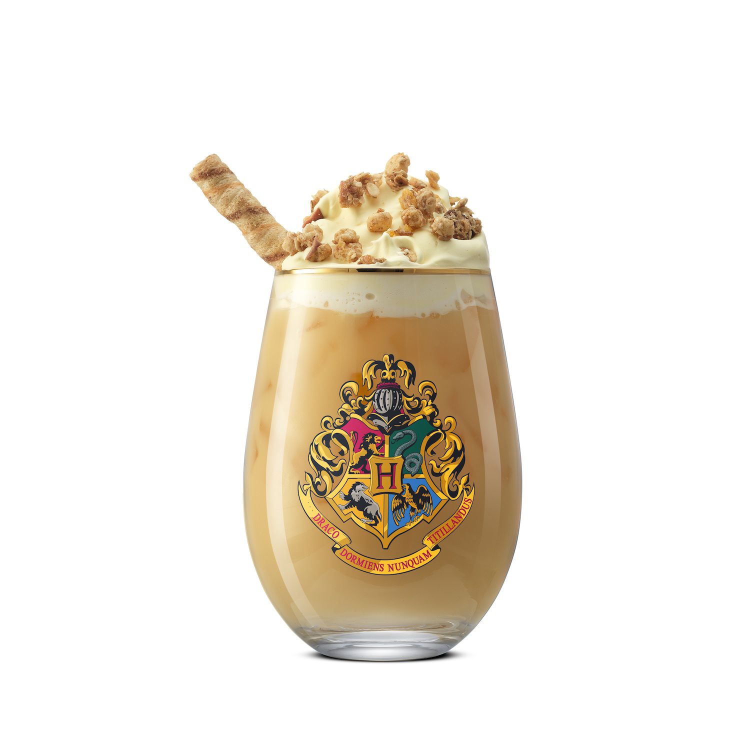 JoyJolt Harry Potter Hogwarts Heritage Drinking Glasses