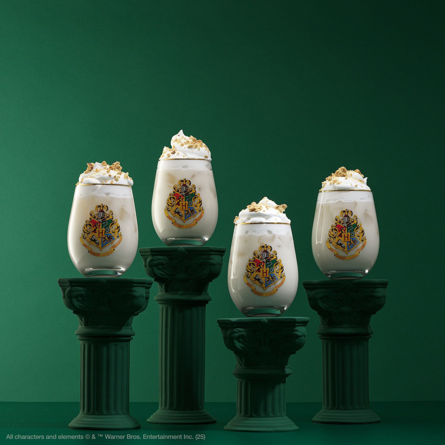 JoyJolt Harry Potter Hogwarts Heritage Drinking Glasses - Thumbnail 5