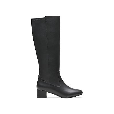 Clarks Iridessa Glow Women's Leather Knee-High Boots