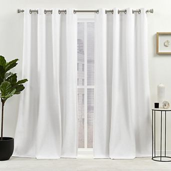 Nicole Miller New York Sawyer Light Filtering 2-panel Window Curtain Set