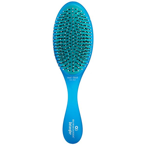 Olivia Garden Detangler Hair Brush Medium to Thick hair - Blue