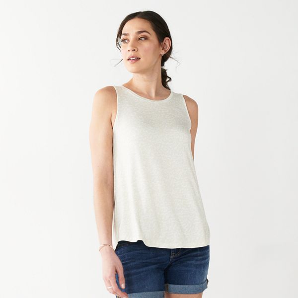 Women's Nine West Essential SoftSpun High Neck Swing Tank