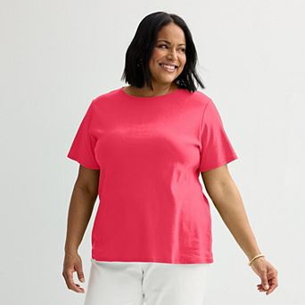 Plus Size Croft & Barrow® Open Front Cardigan