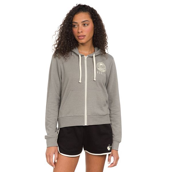 Hurley zip up discount hoodie