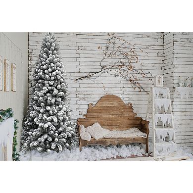 National Tree Company 7.5-ft. Flocked Alaskan Pine Artificial Christmas Tree