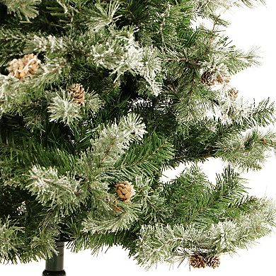 Fraser Farm Hill 6.5-ft. Buffalo Fir Slim Artificial Christmas Tree