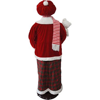 National Tree Company Dancing Mrs. Claus Life-Size Christmas Floor Decor