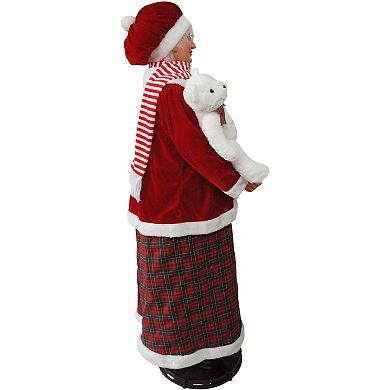 Fraser Farm Hill Dancing Mrs. Claus Life-Size Christmas Floor Decor