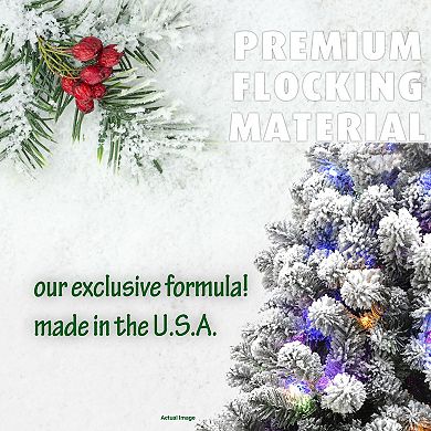 National Tree Company 6.5-ft. Flocked Alaskan Pine Artificial Christmas Tree