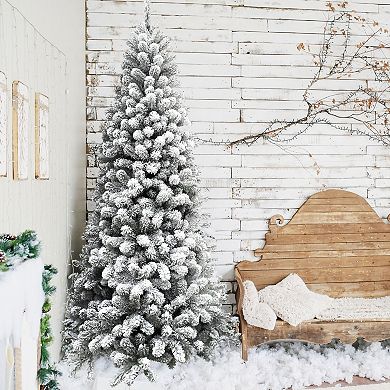 National Tree Company 6.5-ft. Flocked Alaskan Pine Artificial Christmas Tree