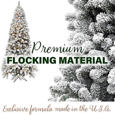 National Tree Company 6.5-ft. Flocked Alaskan Pine Artificial Christmas Tree