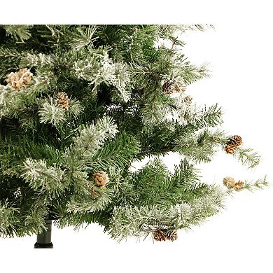 Fraser Farm Hill 7.5 ft. Buffalo Fir Slim Artificial Christmas Tree