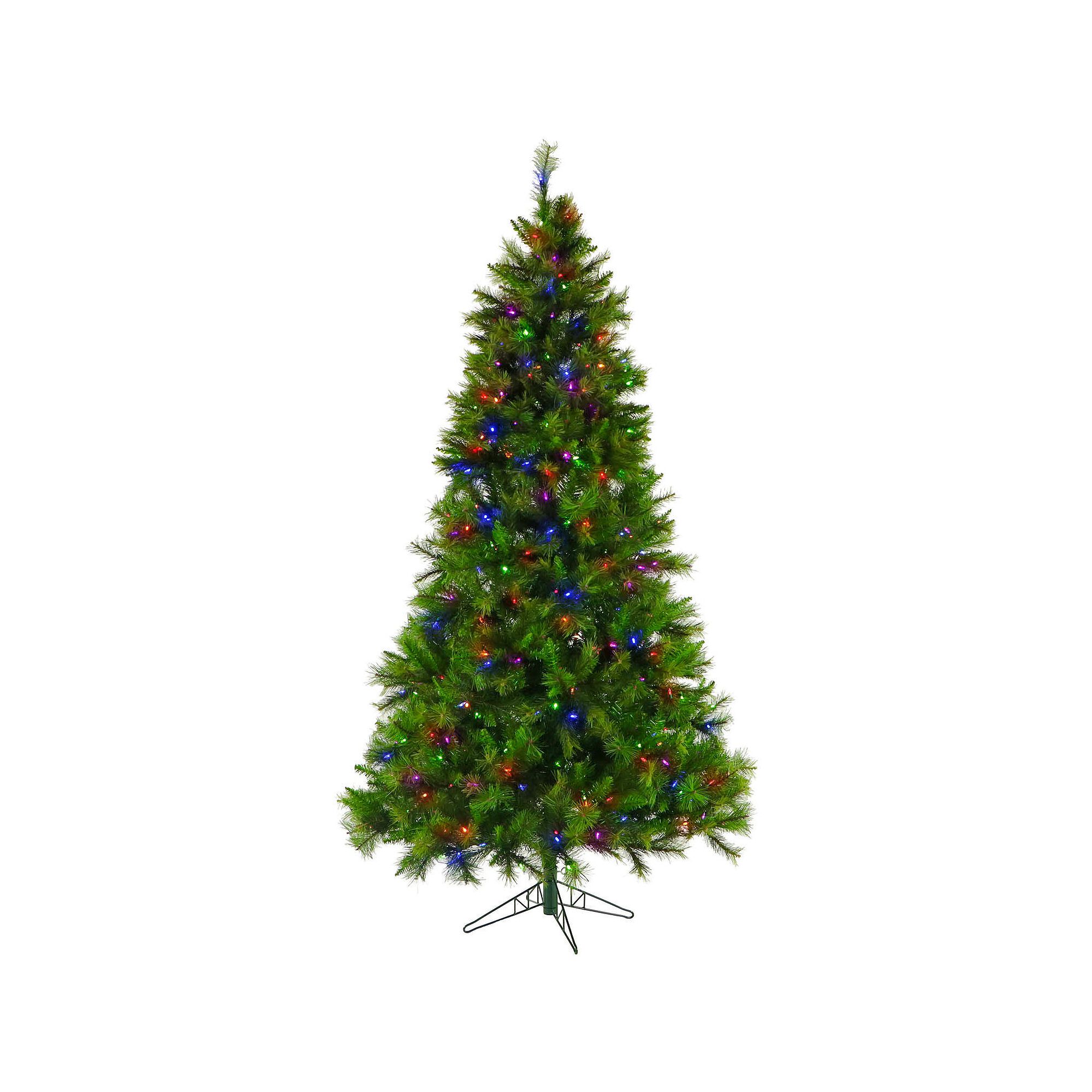 National Tree Company 6.5-ft. Multi-Color Pre-Lit Canyon Pine Artificial Ch