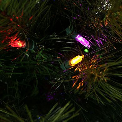 National Tree Company 6.5-ft. Multi-Color Pre-Lit Canyon Pine Artificial Christmas Tree