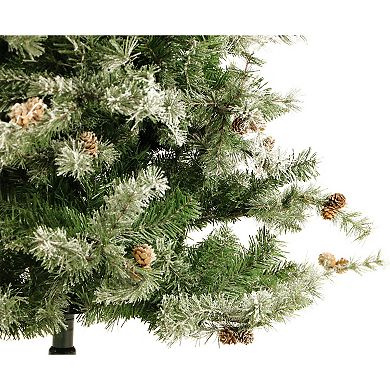 Fraser Farm Hill 6.5 ft. Buffalo Fir Slim Artificial Christmas Tree