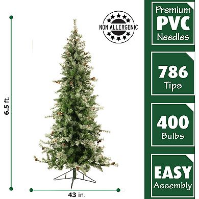 National Tree Company 6.5 ft. Buffalo Fir Slim Artificial Christmas Tree