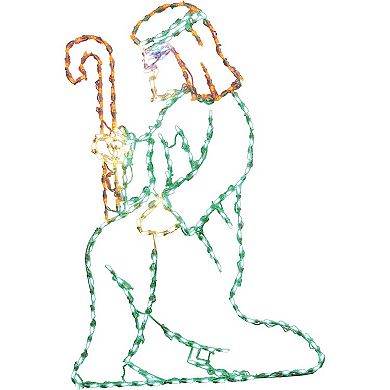 Fraser Farm Hill Christmas LED Nativity Outdoor Decor 4-piece Set