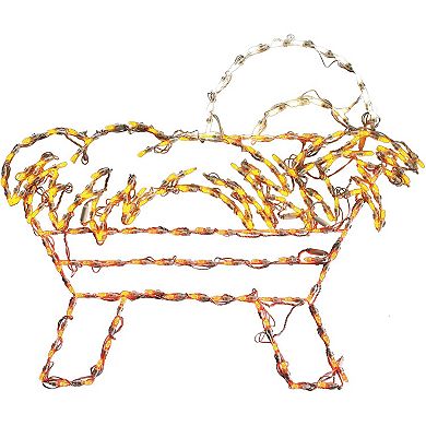 Fraser Farm Hill Christmas LED Nativity Outdoor Decor 4-piece Set