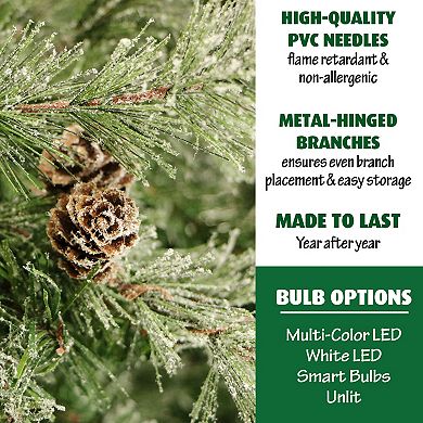 National Tree Company 7.5 ft. Buffalo Fir Slim Artificial Christmas Tree