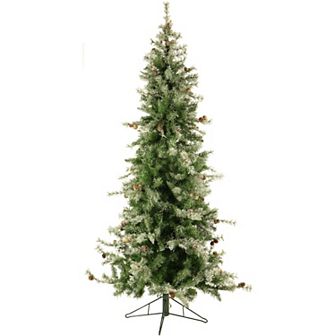 National Tree Company 7.5 ft. Buffalo Fir Slim LED Artificial Christmas Tree