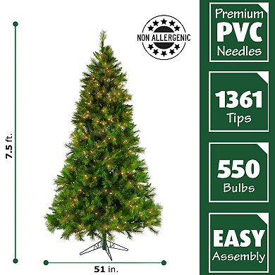 National Tree Company 7.5-ft. Canyon Pine Artificial Christmas Tree