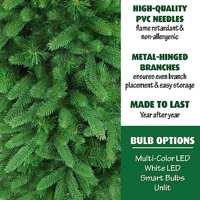 National Tree Company 6.5-ft. Carmel Pine Slim Artificial Christmas Tree