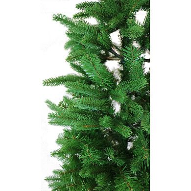 Fraser Farm Hill 6.5-ft. Carmel Pine Slim Artificial Christmas Tree