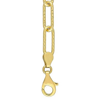 Stella Grace 18k Gold Over Silver Freshwater & Keshi Cultured Pearl Link Chain Necklace