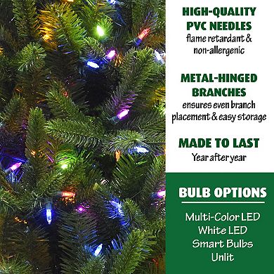 National Tree Company 9-ft. Carmel Pine Slim Artificial Christmas Tree