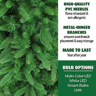 National Tree Company 9-ft. Carmel Pine Slim Artificial Christmas Tree