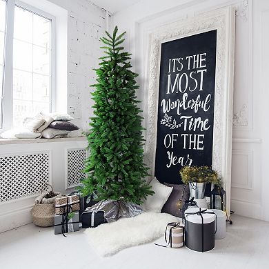 National Tree Company 9-ft. Carmel Pine Slim Artificial Christmas Tree