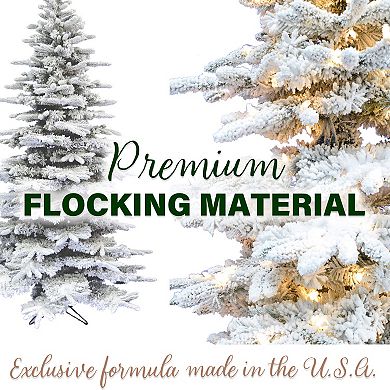 National Tree Company 7.5-ft. Flocked Mountain Pine Artificial Christmas Tree