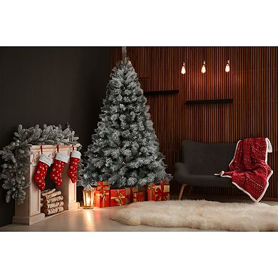 National Tree Company 6.5-ft. Homestead Pine Frosted Unlit Artificial Christmas Tree