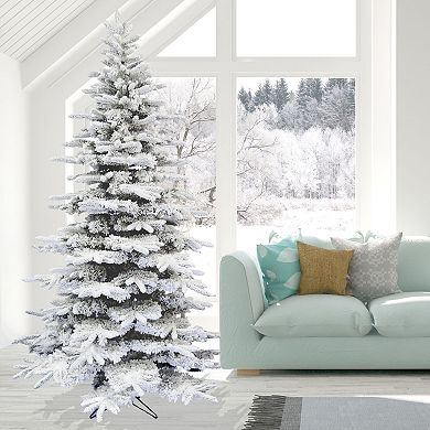 National Tree Company 7.5-ft. Flocked Mountain Pine Artificial Christmas Tree