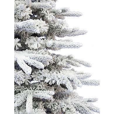 Fraser Farm Hill 7.5-ft. Flocked Mountain Pine Artificial Christmas Tree