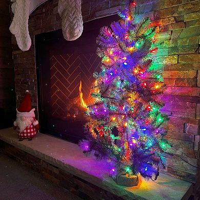 National Tree Company 3-ft. Heritage Pine Artificial Christmas Tree with Burlap Base