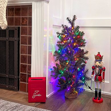 National Tree Company 3-ft. Heritage Pine Artificial Christmas Tree with Burlap Base