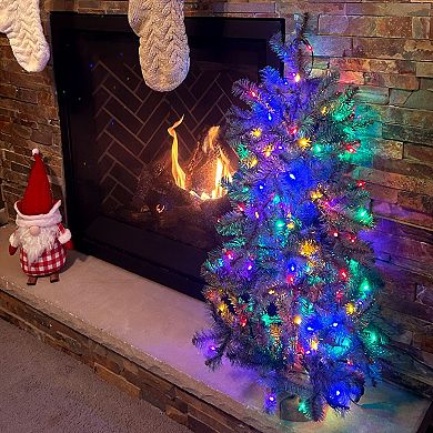 National Tree Company 3-ft. Heritage Pine Artificial Christmas Tree with Burlap Base